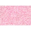 Creez cc171d perles de rocaille Toho 15/0 trans-rainbow ballerina pink (5g)