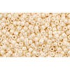 Creez cc123 perles de rocaille Toho 15/0 opaque lustered light beige (5g)