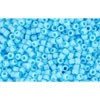 Vente en gros cc43 perles de rocaille Toho 15/0 opaque blue turquoise (5g)