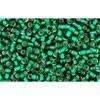 Buy cc36 - perles de rocaille Toho 15/0 silver lined green emerald (5g)