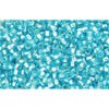 Creez avec cc23 perles de rocaille Toho 15/0 silver lined aquamarine (5g)