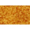 Acheter au détail cc2f perles de rocaille Toho 15/0 transparent frosted light topaz (5g)