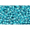 Buy cc377 - Toho rock beads 11/0 light sapphire/metallic teal lined (10g)