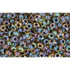 Buy Cc245 - perles de rocaille Toho 11/0 inside colour rainbow jonquil/jet lined (10g)