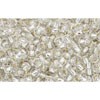 Buy cc21 - perles de rocaille Toho 11/0 silver lined crystal (10g)