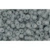 Buy cc9f - perles de rocaille Toho 11/0 transparent frosted light grey (10g)