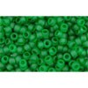 Buy cc7bf - perles de rocaille Toho 11/0 transparent frosted grass green (10g)