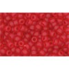 Buy cc5bf - perles de rocaille Toho 11/0 transparent frosted siam ruby (10g)