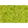 Buy cc4f - perles de rocaille Toho 11/0 transparent frosted lime green (10g)