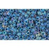 Buy cc188 - perles de rocaille Toho 11/0 luster crystal/capri blue lined (10g)