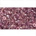 Vente au détail cc166 perles de rocaille Toho 8/0 transparent rainbow light amethyst (10g)