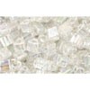 Buy cc161 - perles Toho triangle 3mm transparent rainbow crystal (10g)