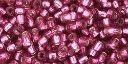 Buy cc2218 - round beads toho takumi lh 11/0 silver-lined mauve (10g)