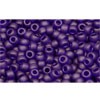 Buy cc8df - Toho rock beads 11/0 transparent frosted cobalt (10g)