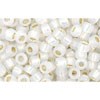 Buy cc2100 - perles de rocaille toho 8/0 silver-lined milky white (10g)