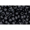 Buy cc49f - Toho rock beads 8/0 opaque frosted jet (10g)