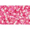 Buy cc38 - Toho rock beads 8/0 silver-lined pink (10g)