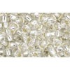 Buy cc21 - perles de rocaille Toho 8/0 silver lined crystal (10g)