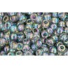 Buy cc176 - Toho rock beads 8/0 transparent rainbow black diamond (10g)