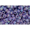 Buy cc166df - Toho rock beads 8/0 transparent rainbow frosted light tanzanite (10g)