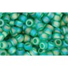 Buy Cc164bf-pearl beads toho 8/0 transparent rainbow frosted dark peridot (10g)