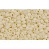 Achat cc51 perles de rocaille Toho 11/0 opaque light beige (10g)