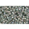 Buy cc176bf - perles de rocaille Toho 11/0 trans-rainbow frosted grey (10g)