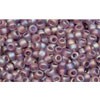 Buy cc166df - Toho rock beads 11/0 trans-rainbow frosted light tanzanite (10g)