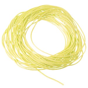 Buy 0.7mm yellow satin cord, 5m (1)