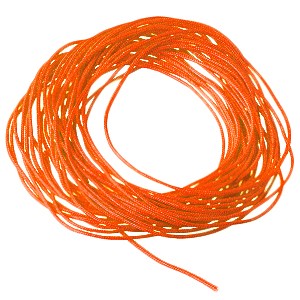 Buy Fluo orange satin cord 0.7mm, 5m (1)