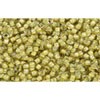 Buy cc246 - perles de rocaille Toho 15/0 luster black diamond/opaque yellow lined (5g)