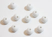 Vente au détail Lot de 10 Petites perles rondes blanches Taille: 10mm