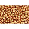 Buy cc421 - Toho rock beads 11/0 gold lustered transparent pink (10g)