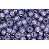 Achat au détail cc2124 perles de rocaille toho 8/0 silver lined milky lavender (10g)