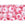 Beads wholesaler cc145 - Toho rock beads 3/0 innocent pink ceylon (10g)