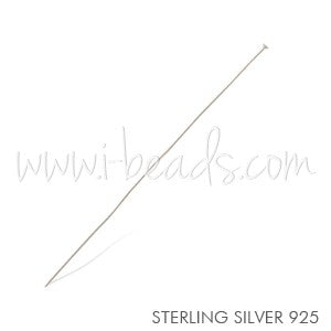 Buy Silver flat head clous 925 0.4x50mm (10)