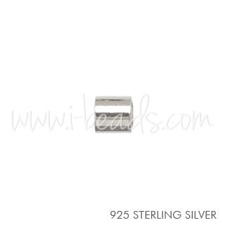 Buy Silver crumple beads 925 2x1.5mm (25)