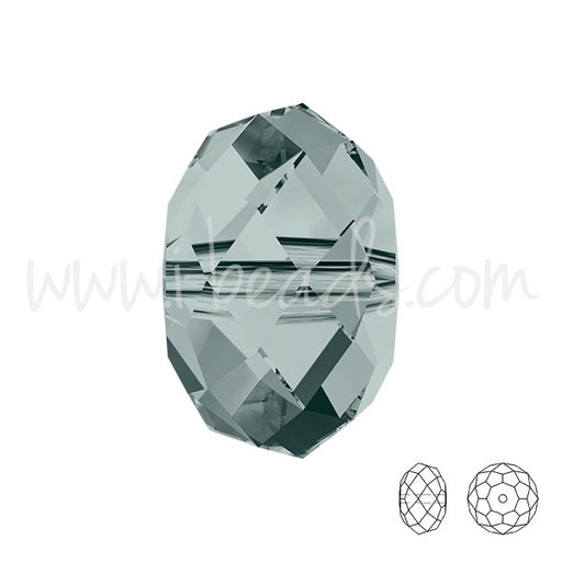 Buy Perles briolette cristal 5040 black diamond 6mm (10)