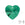 Retail Crystal Heart Pendant Emerald 10mm (2)