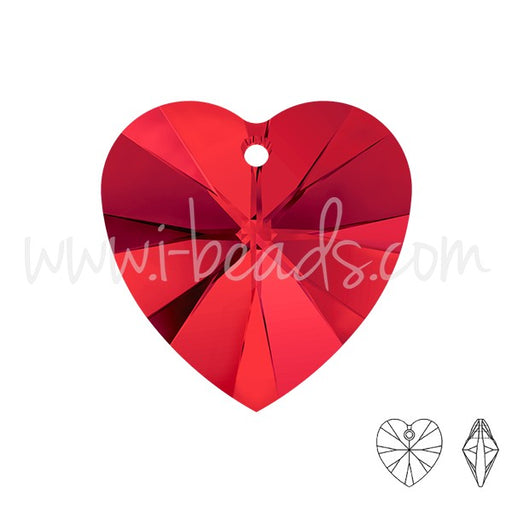 Buy Heart Pendant Crystal Light SIAM 10mm (2)