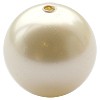 Perles Cristal 5810 crystal cream pearl 12mm (5) - LaMercerieDesCopines