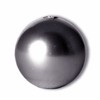 Perles monter Cristal 5818 crystal dark grey pearl 8mm (4) - LaMercerieDesCopines