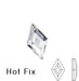 2773 Cristal hot fix flat back Diamand Shape rhinestones crystal 5x3mm (10) - LaMercerieDesCopines