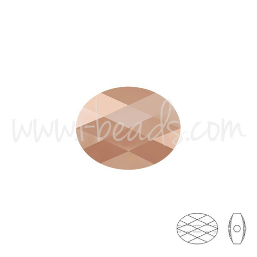 Buy Perles mini ovales cristal 5051 crystal rose gold 8x6mm (2)