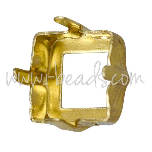 Buy cristal brass setting for 4428 Xilion square 8mm (6)