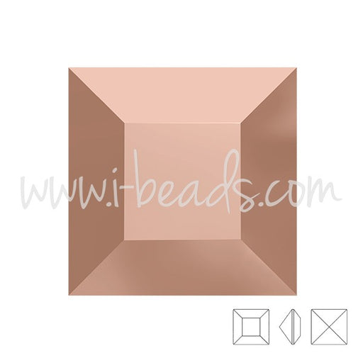 Buy cristal Elements 4428 Xilion square crystal rose gold 8mm (1)