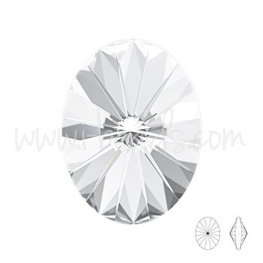 Cristal Cristal 4122 oval rivoli crystal 14x10.5mm (1) - LaMercerieDesCopines