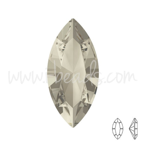 Buy cristal 4228 navette crystal silver shade 15x7mm (1)