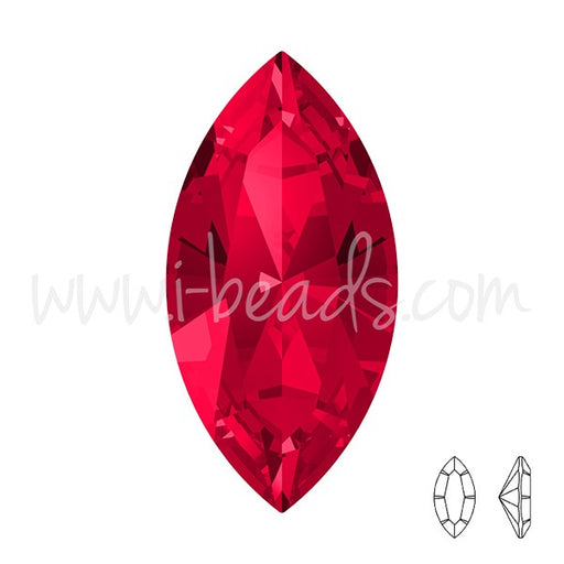 Buy cristal 4228 navette scarlet 15x7mm (1)