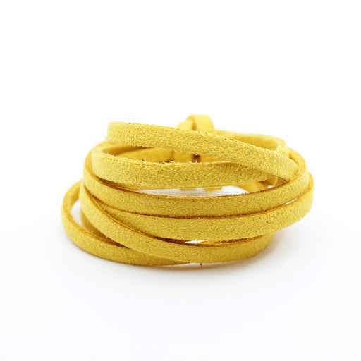 Buy 4mm golden suede - suede cord sold per metre
